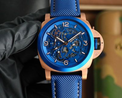 Panerai 44*16MM Automatic Mechanical Movement Blue Watch